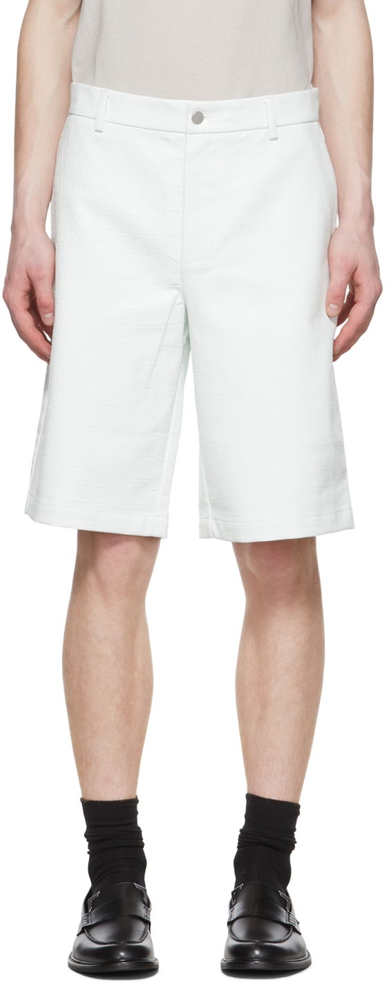 Shortsit Han Kjøbenhavn Kjobenhavn Faux-Leather Shorts Valkoinen | M-131180