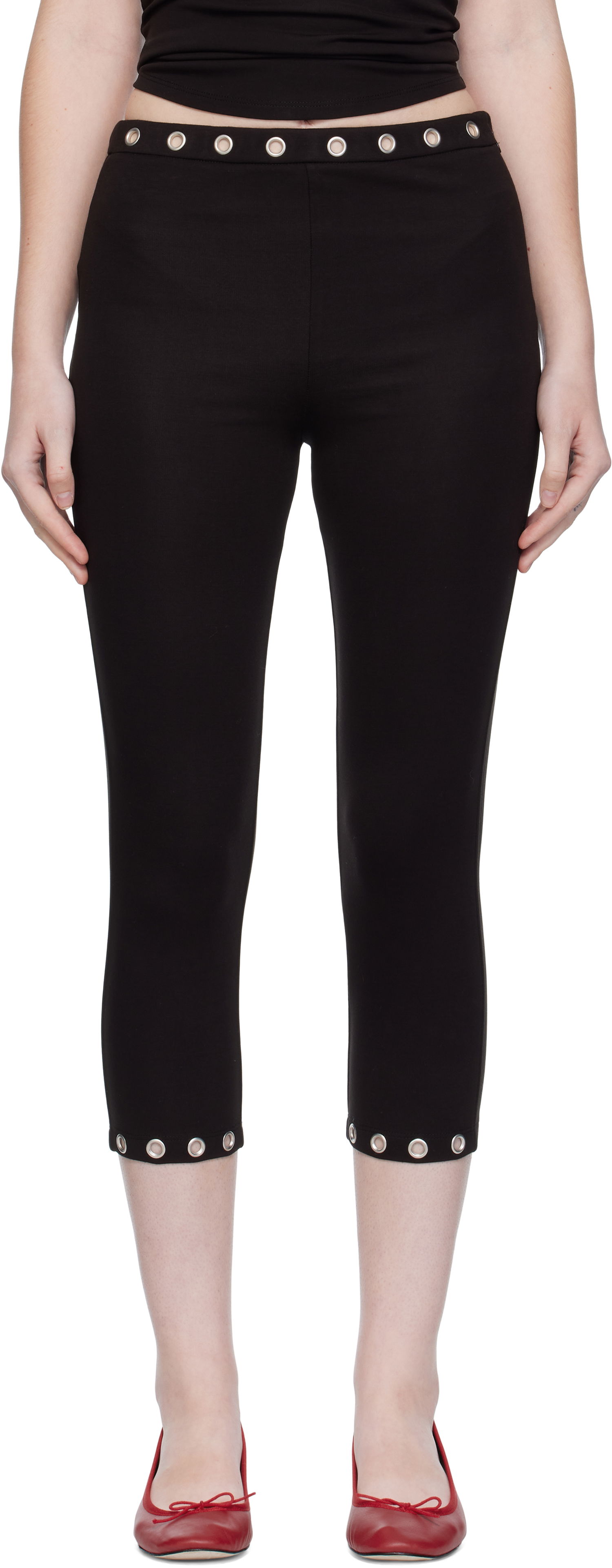 Leggingsit Miaou Miaou Carla Capri Leggings Musta | 1065HJBBLK, 0