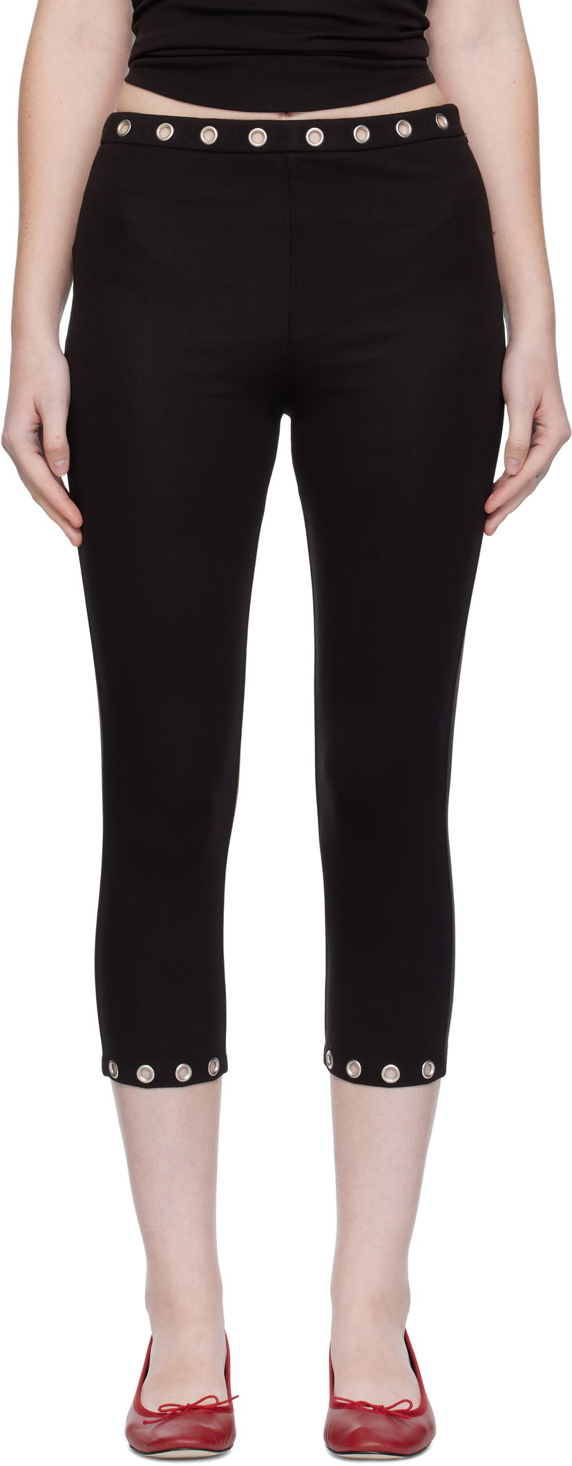 Leggingsit Miaou Miaou Carla Capri Leggings Musta | 1065HJBBLK