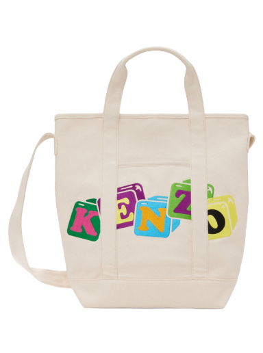 Kangaskassi KENZO BOKE Boy Strap Tote Bag Beige | FD55SA901F34