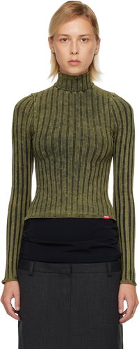 T-Clawa Ribbed Turtleneck Long-Sleeve Sweater