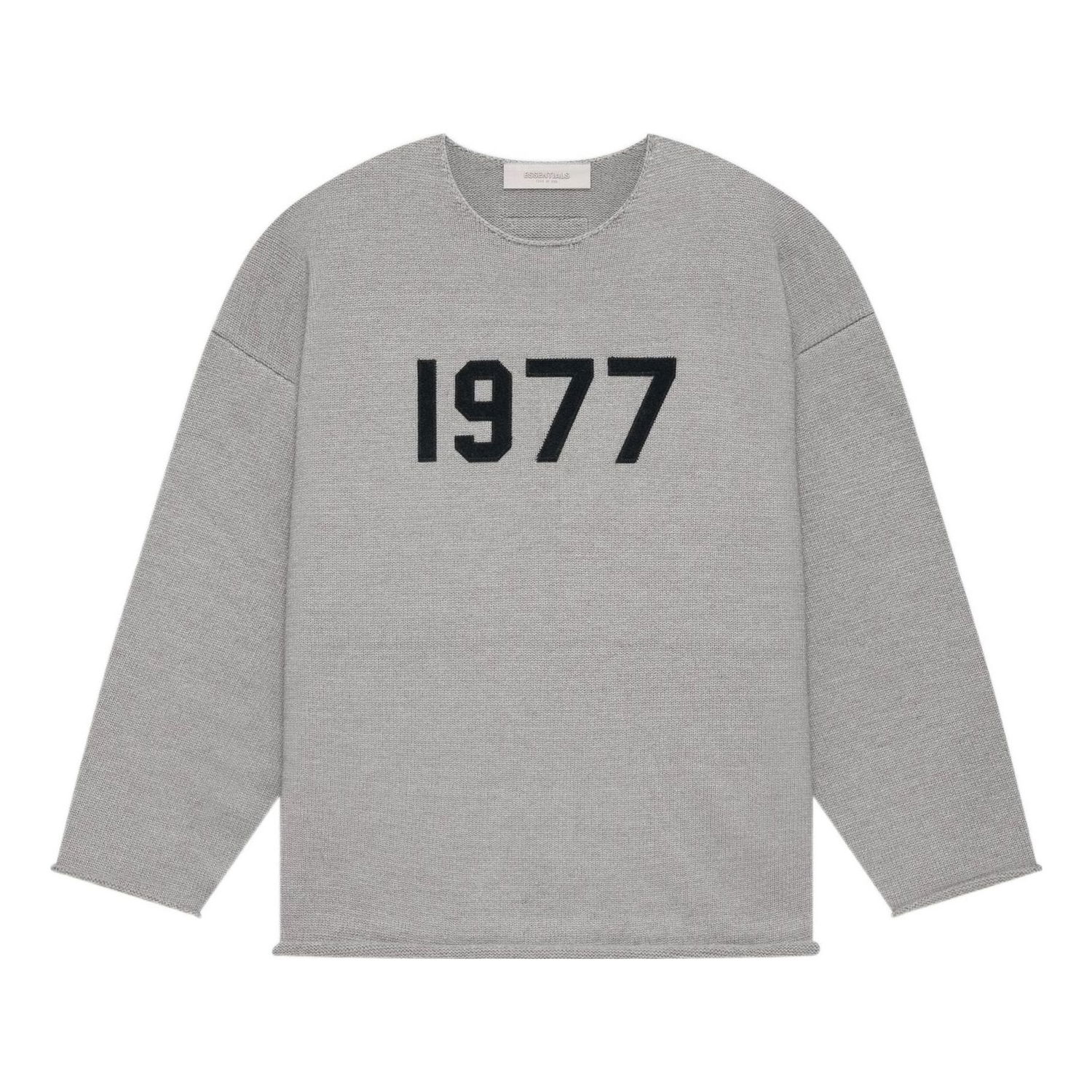 Villapaita Fear of God Essentials 1977 Raw Edge Top Harmaa | FOG-SS22-086, 0