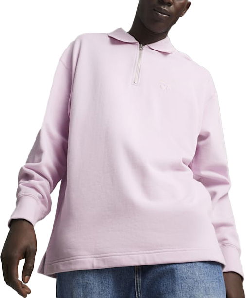 Huppari Puma Better Classics Polo Crew Sweatshirt F60 Vaaleanpunainen | 624251-60