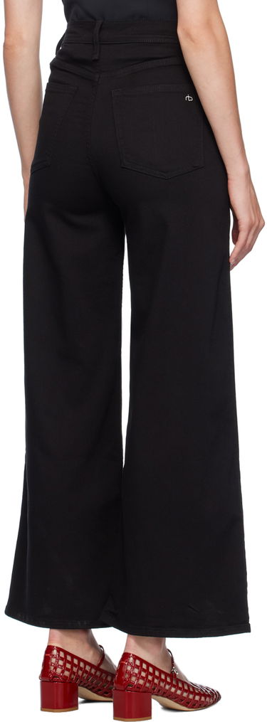 Jeans rag & bone Sofie Ankle Ultra Wide-Leg Jeans Musta | WDD24F3000N5BL, 2