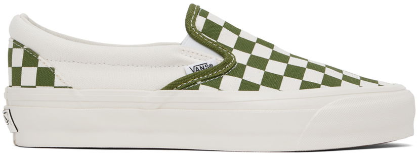 Tennarit ja kengät Vans Vans Classic Slip-On Checkerboard Vihreä | VN000CSECIB