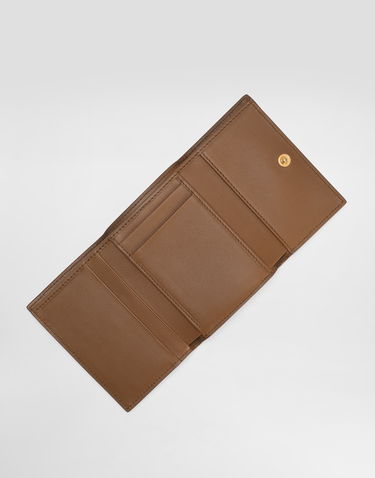 Lompakko Dolce & Gabbana Dolce & Gabbana Plongé Calfskin Small Wallet Ruskea | BI0770A9S258Z093, 3