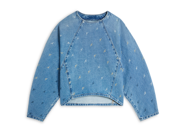 Huppari AXEL ARIGATO Daisy Script A Sweatshirt Sininen | A2162001, 0