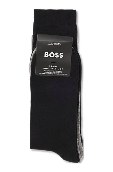 Sukat BOSS Three pairs of regular-length logo socks Monivärinen | 50547840, 1