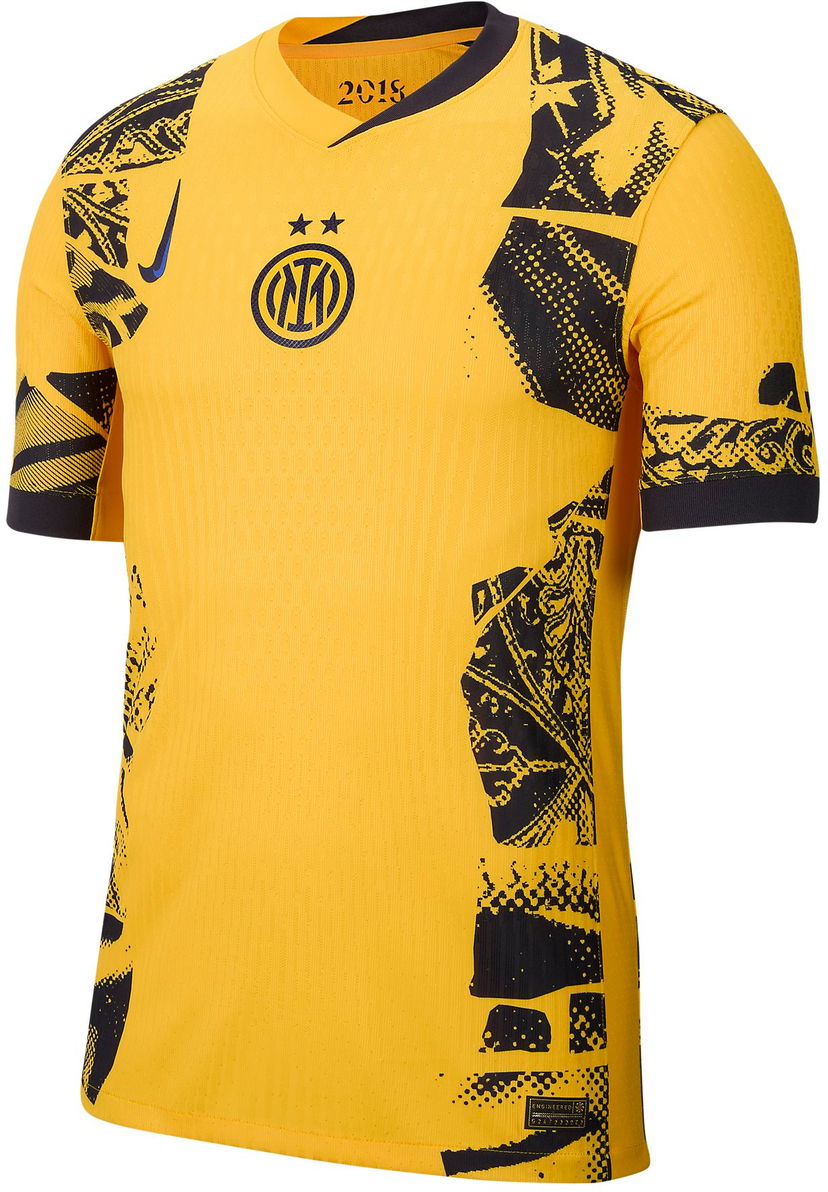 Jersey Nike INTER MNK DFADV JSYSS MATCH 3R 2024/25 Keltainen | fz6278-741