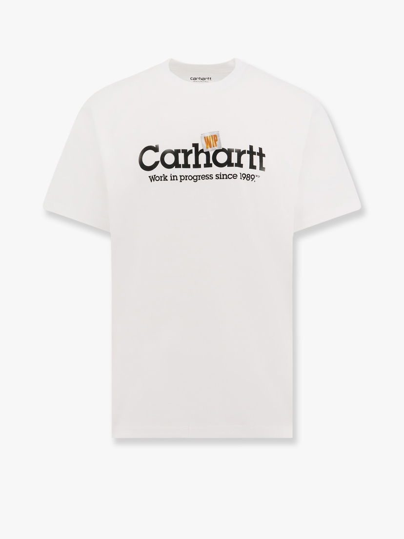 T-paita Carhartt WIP Work In Progress Logo T-Shirt Valkoinen | I03442102XX