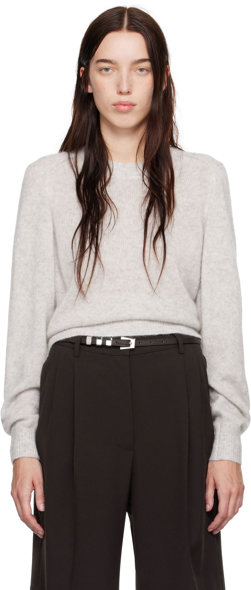 Villapaita ISABEL MARANT Sweater Crewneck Harmaa | PU0558FA-B3L01I