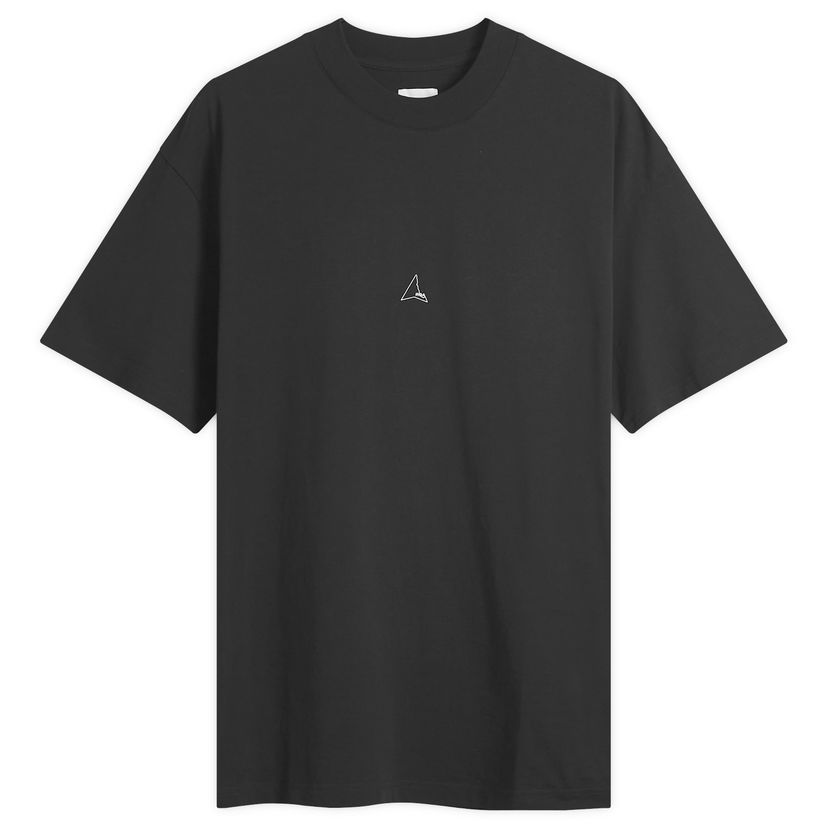 T-paita ROA Regular Logo T-Shirt Musta | RBMW0254JY22-BLK0001