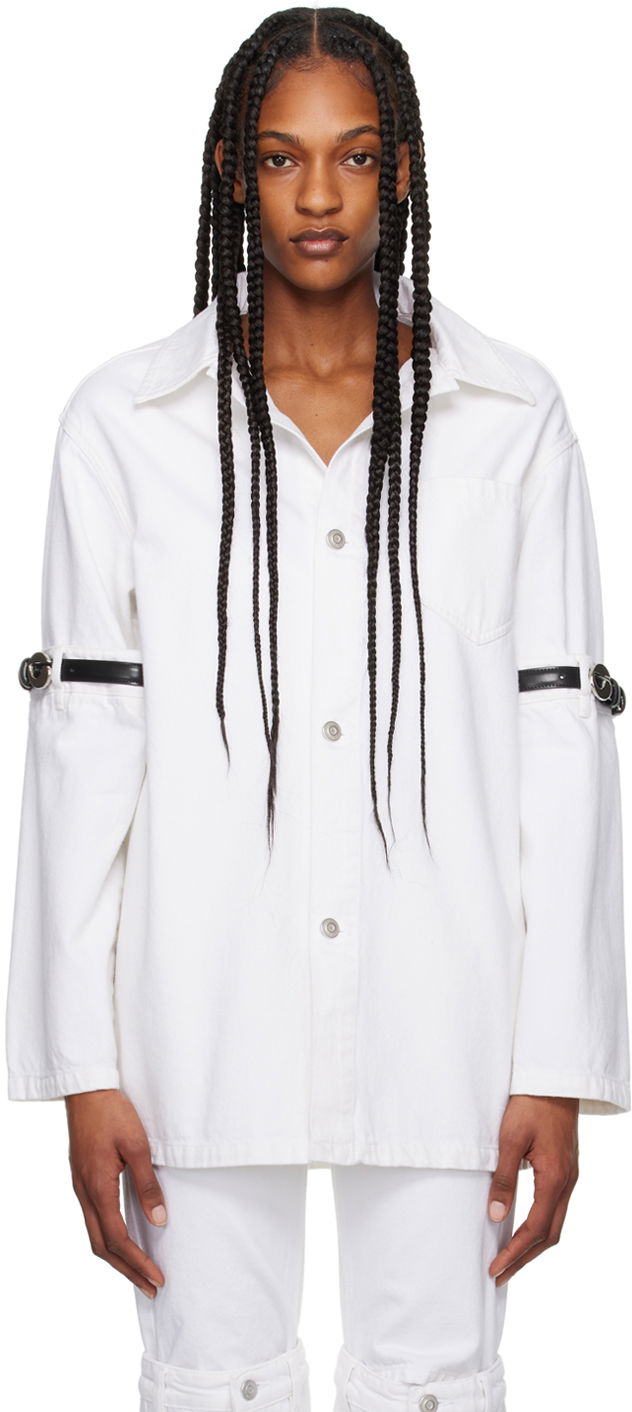 Paita Coperni Coperni Denim Shirt Valkoinen | COPCH36251