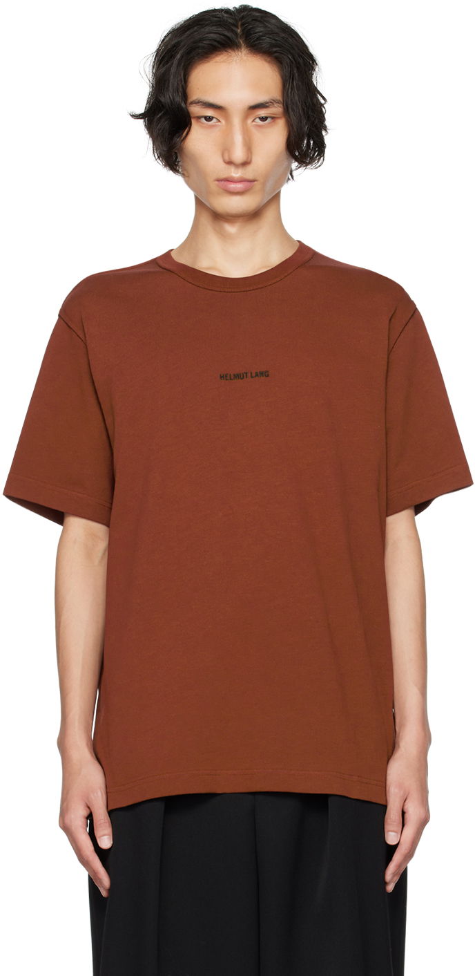 T-paita Helmut Lang Inside Out T-Shirt Ruskea | N04HM510
