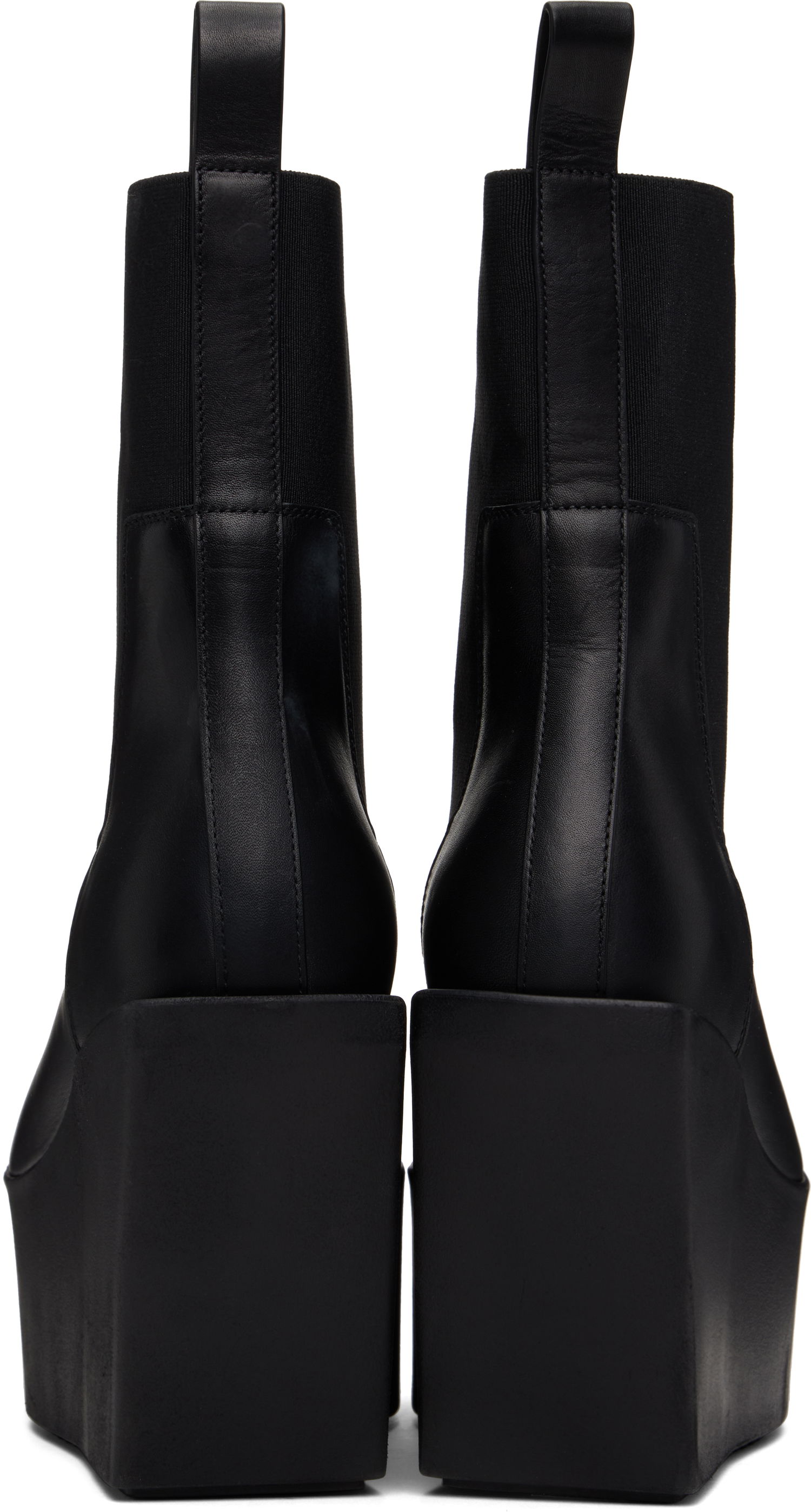 Vaatteet Rick Owens Rick Owens Hollywood Sliver Platform Beatle Boots Musta | RP01E7851 LOO, 1