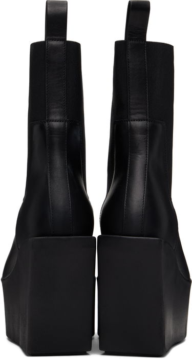 Vaatteet Rick Owens Rick Owens Hollywood Sliver Platform Beatle Boots Musta | RP01E7851 LOO, 1