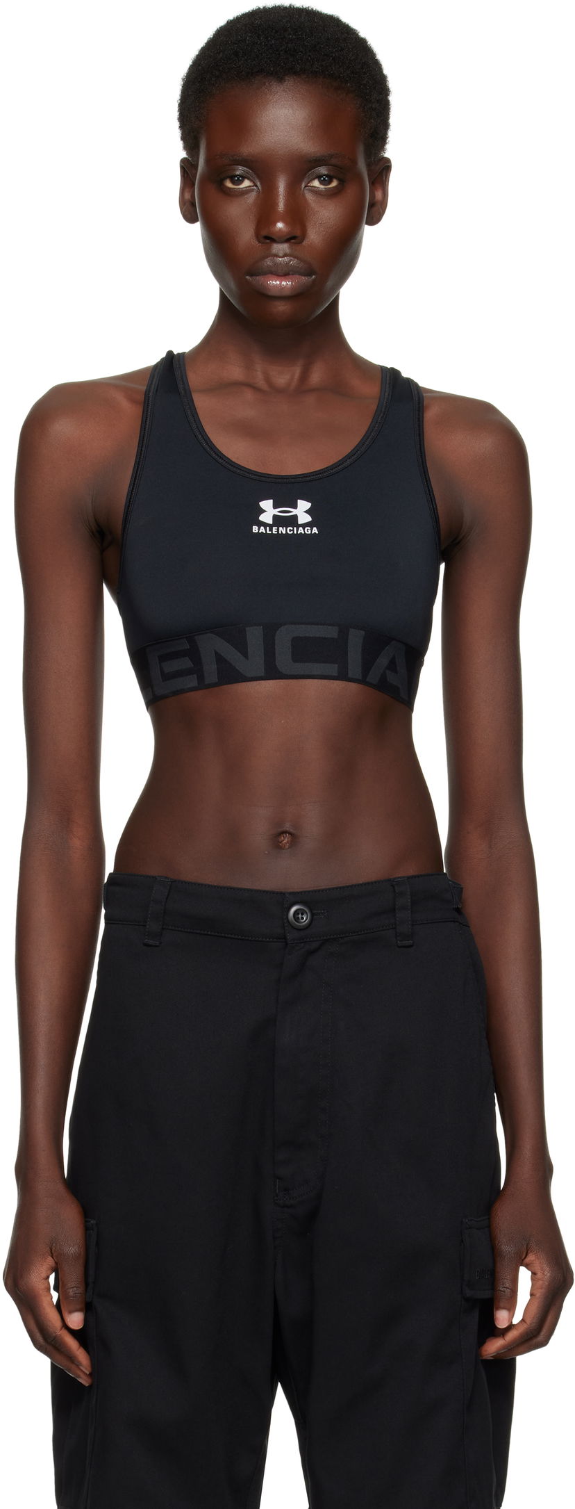 Rintaliivit Balenciaga Balenciaga Under Armour Edition Sports Bra Musta | 814297 4E9B3