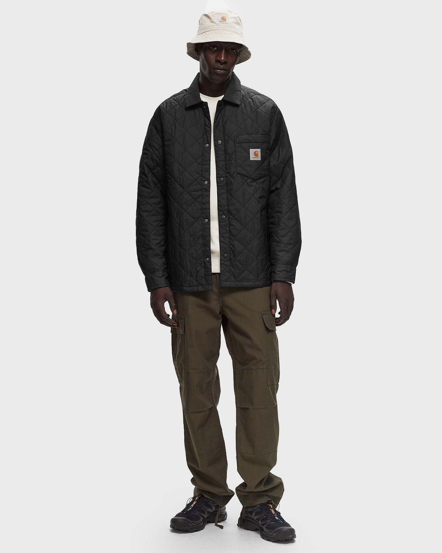 Takki Carhartt WIP Wadeson Shirt Jacket men Overshirts black in size:XXL Musta | I034363-89.XX, 1