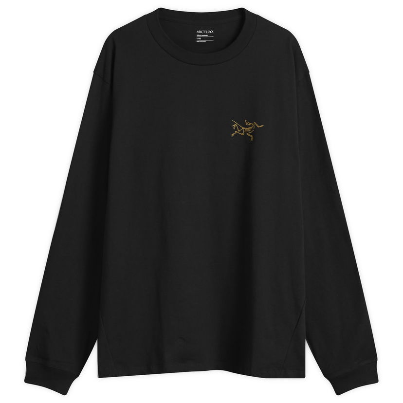 T-paita Arcteryx Men's Kragg Long Sleeve T-Shirt, Size X-Small Musta | X000009714-001929