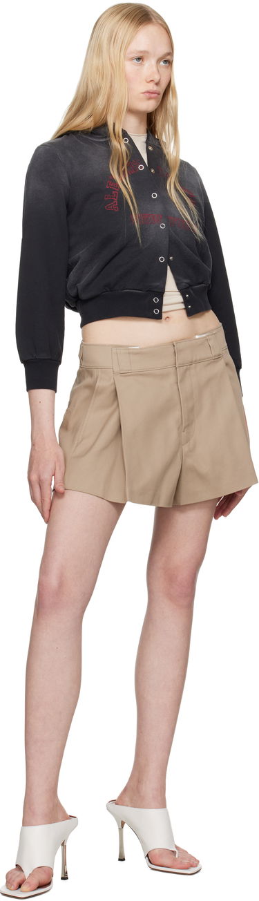 Villapaita Alexander Wang Alexander Wang.t Shrunken Cotton Terry Cardigan Musta | 4CC2251554, 3