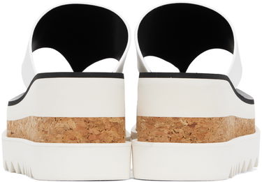 Tennarit ja kengät Stella McCartney Sneak-Elyse Platform Thong Sandals Valkoinen | 810362AP00P0, 1