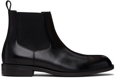 Tennarit ja kengät BOSS BOSS Leather Chelsea Boots Musta | 50552489, 0