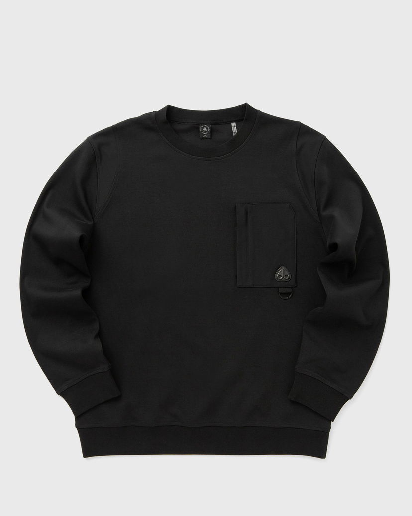 Huppari Moose Knuckles DALON Crew Neck Sweatshirt Musta | M35MS618-292