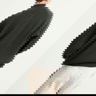 Villapaita Jacquemus Wool Cashmere Knitted Bomber Jacket Musta | 25HCDM00567AK00278-580, 3