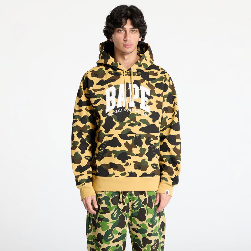 Huppari BAPE Camo Pullover Hoodie Keltainen | 001PPK801008M YEL