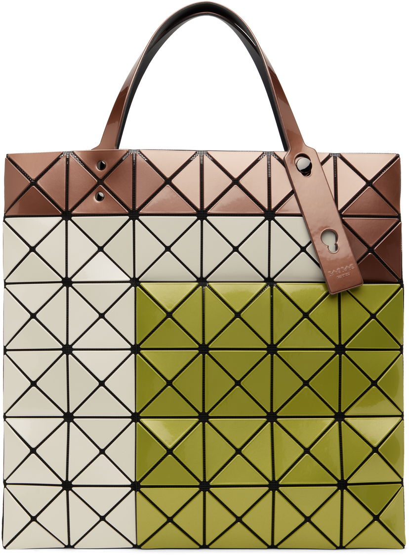 Kangaskassi BAO BAO ISSEY MIYAKE Geometric Pattern Tote Bag Vihreä | BB48AG812