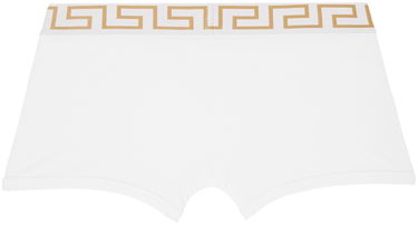 Nyrkkeilijät Versace Greca Border Boxers Valkoinen | AU10026_1A10011, 2
