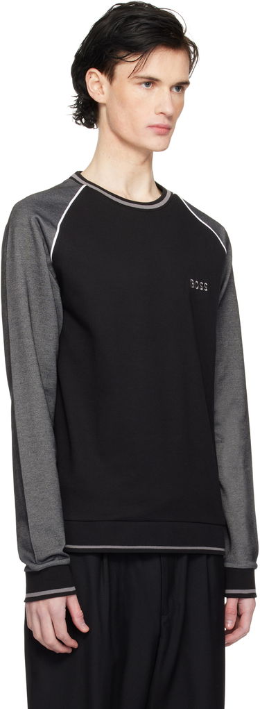 Huppari BOSS Raglan Sleeve Sweatshirt Musta | 50535836, 1
