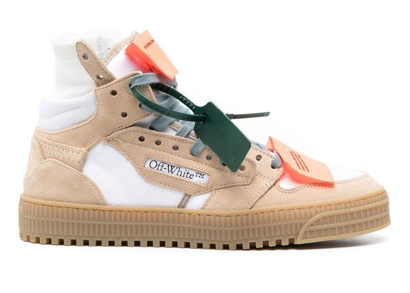 Tennarit ja kengät Off-White 3.0 Off Court High-Top White Sand Suede Beige | OMIA065S23LEA0030117
