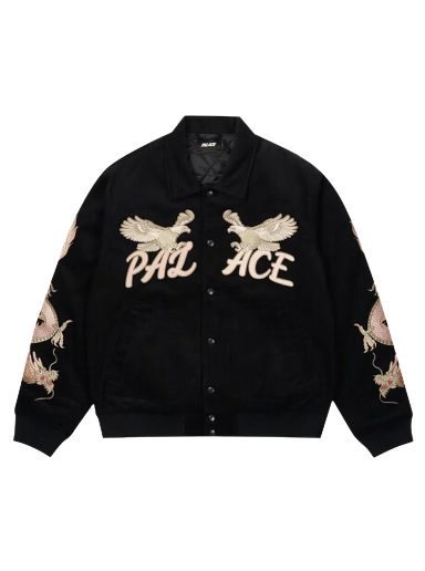 Takki Palace Double Dragon Tour Jacket Musta | P23JK172