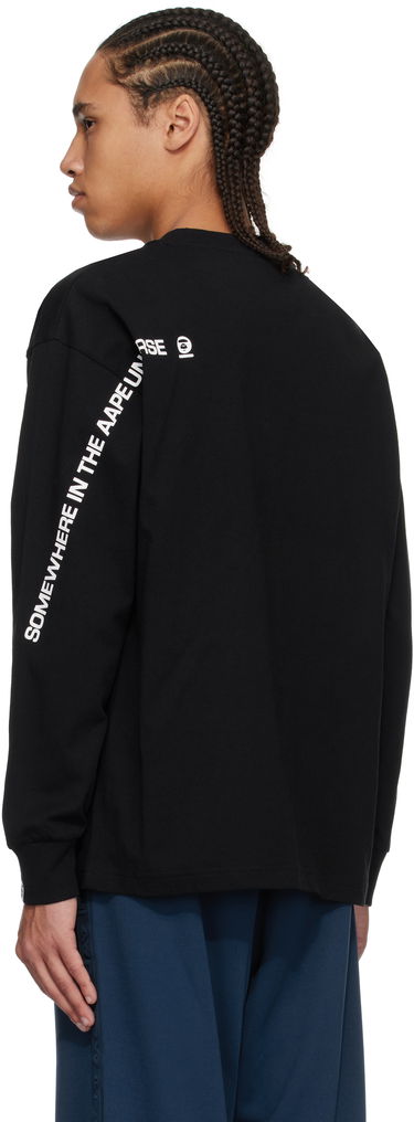 Huppari AAPE by A Bathing Ape AAPE by A Bathing Ape 'AAPE Now' Long Sleeve T-Shirt Musta | AAPLTM1607XXNBKX, 3