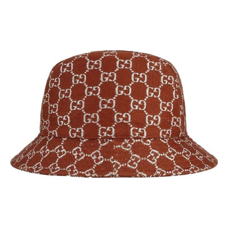 Hattu Gucci GG Lam Bucket Hat Ruskea | 631951-3HK74-2500