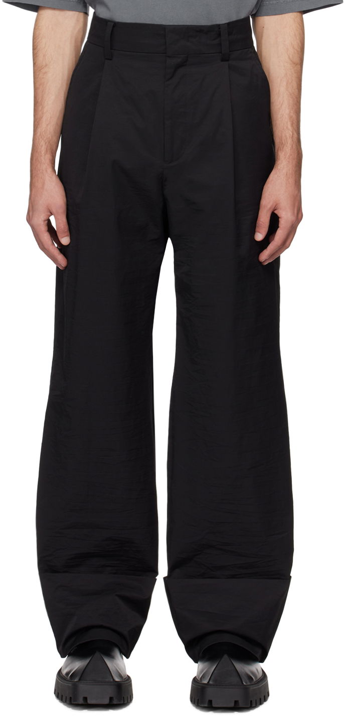 Housut We11done We11done Roll-Up Trousers Musta | WD-PT0-24-225-M-BK