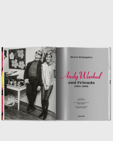Kirja ja lehti TASCHEN Steve Schapiro. Andy Warhol and Friends Book Keltainen | 978-3-8365-9917-7, 2