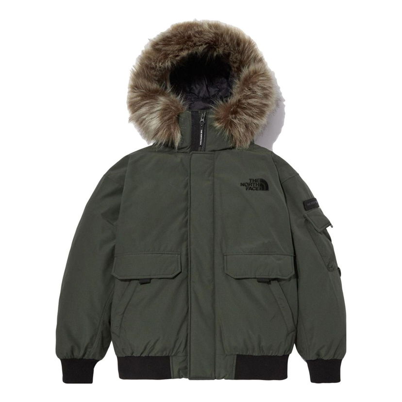 Bomber-takki The North Face Polar Air Down Bomber Jacket Vihreä | NJ1DN86B