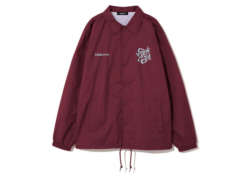 Tuulitakki UNDERCOVER Undercover x Verdy Girls Don't Cry Coach Jacket Burgundia | UC2B9211