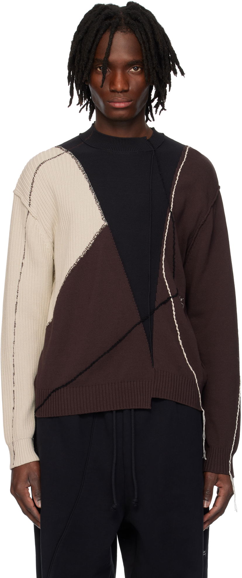 Villapaita A-COLD-WALL* A-COLD-WALL* Overstitch Knit Sweater Monivärinen | ACWMK192