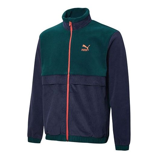 Takki Puma Retro Polar Fleece Colorblock Stand Collar Jacket Monivärinen | 531274-06