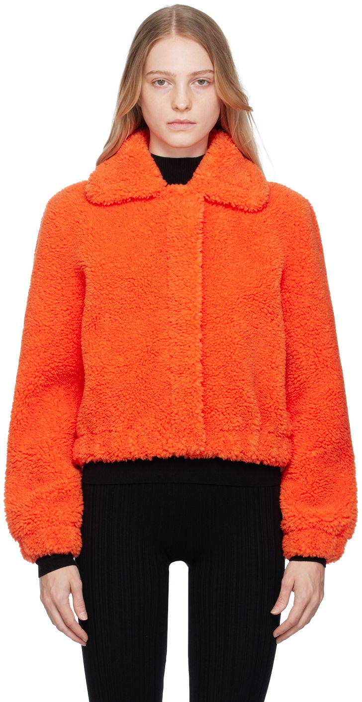 Takki Moschino Jeans Zip Jacket Oranssi | 605 8717