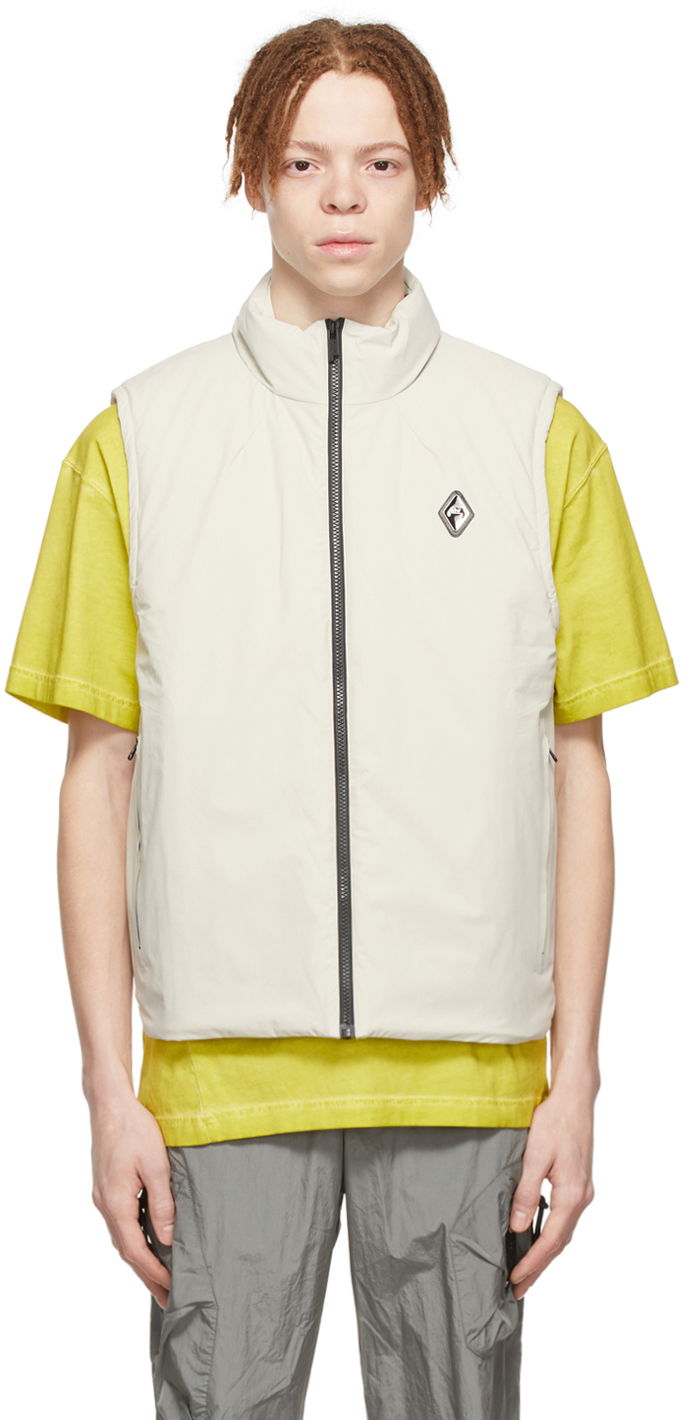 Liivi A-COLD-WALL* Light Insulated Nylon Vest Valkoinen | ACWMO092