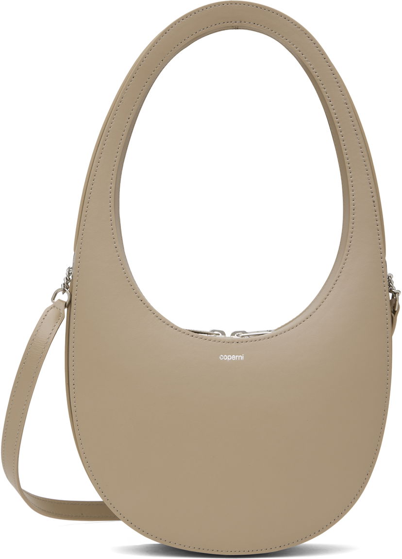 Käsilaukku Coperni Coperni Swipe Crossbody Bag Beige | COPBA38F6012