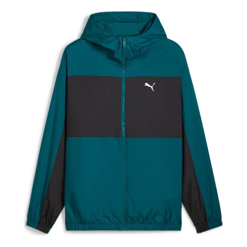 Tuulitakki Puma Mesh Lined Windbreaker Jacket Vihreä | 627473-22