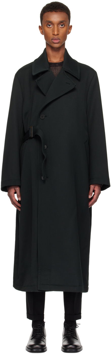Takit Paul Smith Paul Smith Wool-Blend Twill Coat Vihreä | M1R-145Z-N02492-37