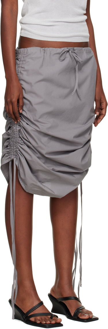 Hame Baserange Baserange Pictorial Strap Maxi Skirt Harmaa | SSPIS-PO-AU25, 1