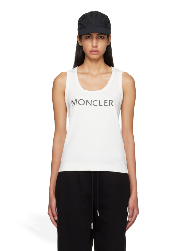 Tankkitoppi Moncler Printed Valkoinen | I10938P0000189A0D