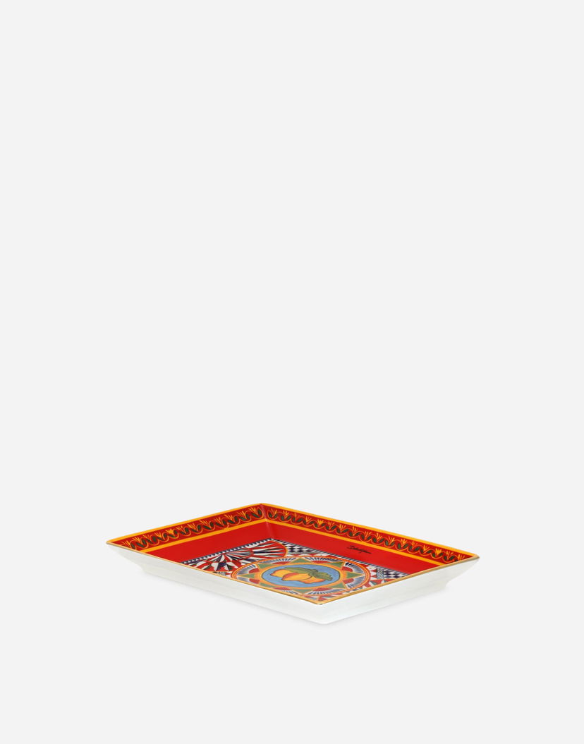Kodin sisustus Dolce & Gabbana Dolce & Gabbana Decorative Porcelain Trinket Dish Monivärinen | TCC199TCAMSUC063
